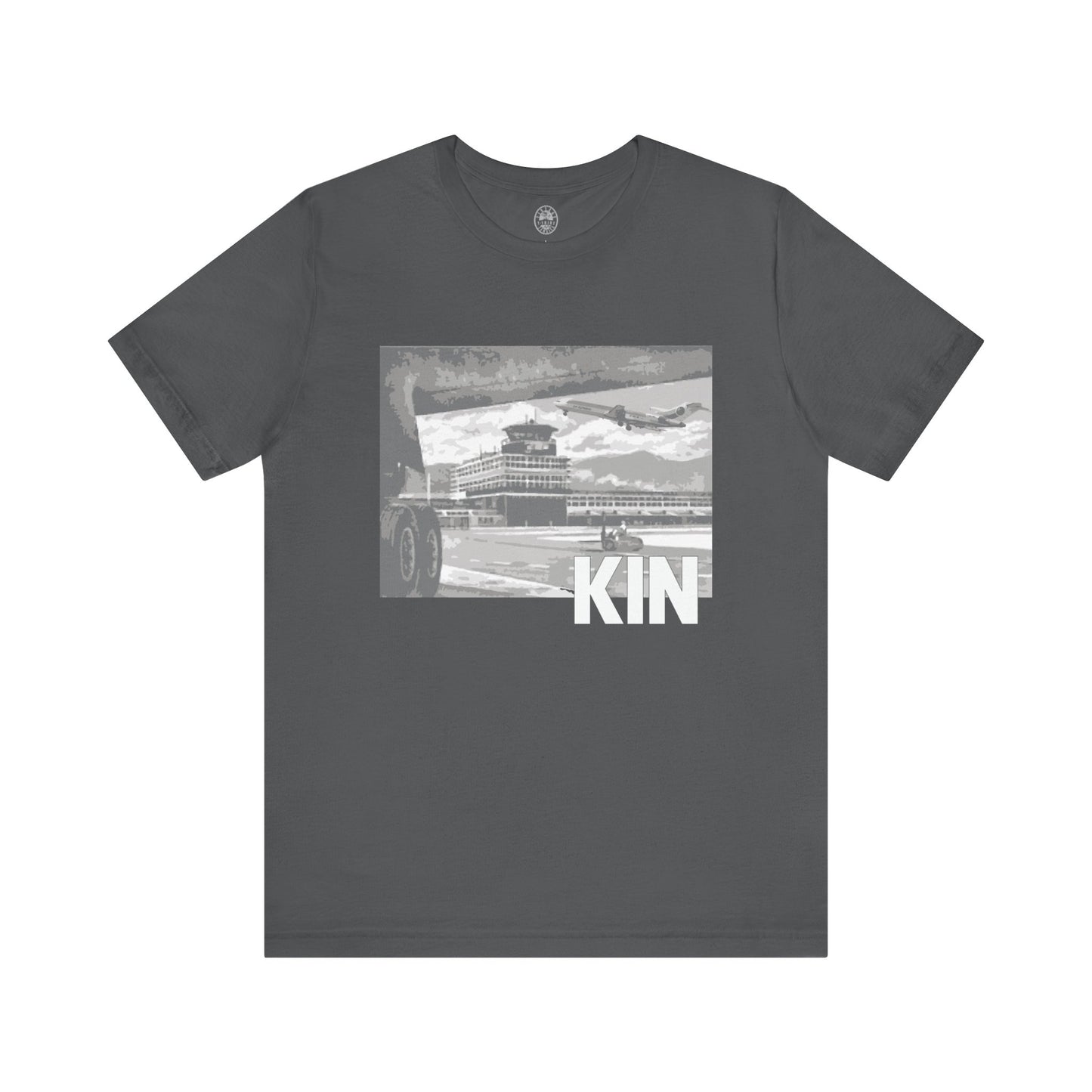 Vintage Jamaica T-Shirts _ KIN Vintage Palisadoes Norman Manley Airport Jamaica Graphic vintage and retro Jamaica t shirt online for men and women. Jamaican graphic t shirt gift or souvenir.