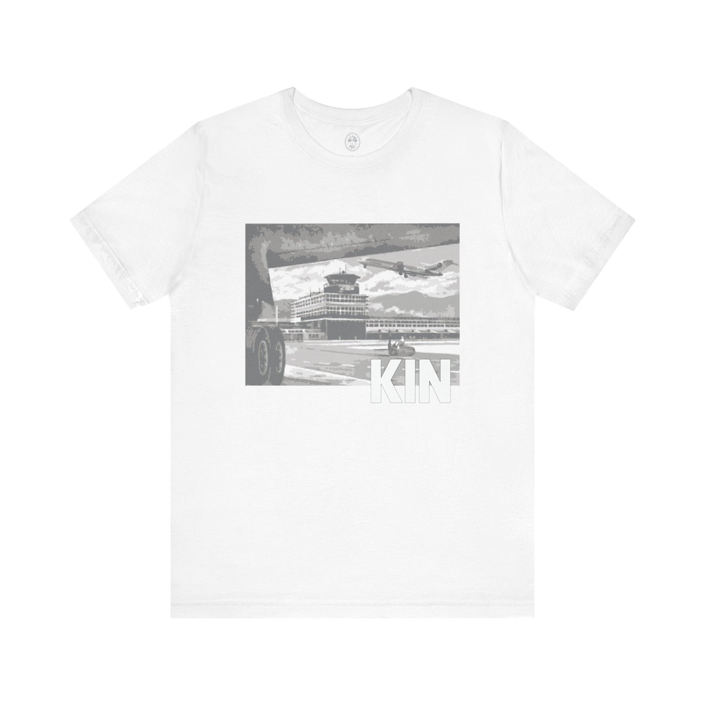 Vintage Jamaica T-Shirts _ KIN Vintage Palisadoes Norman Manley Airport Jamaica Graphic vintage and retro Jamaica t shirt online for men and women. Jamaican graphic t shirt gift or souvenir.