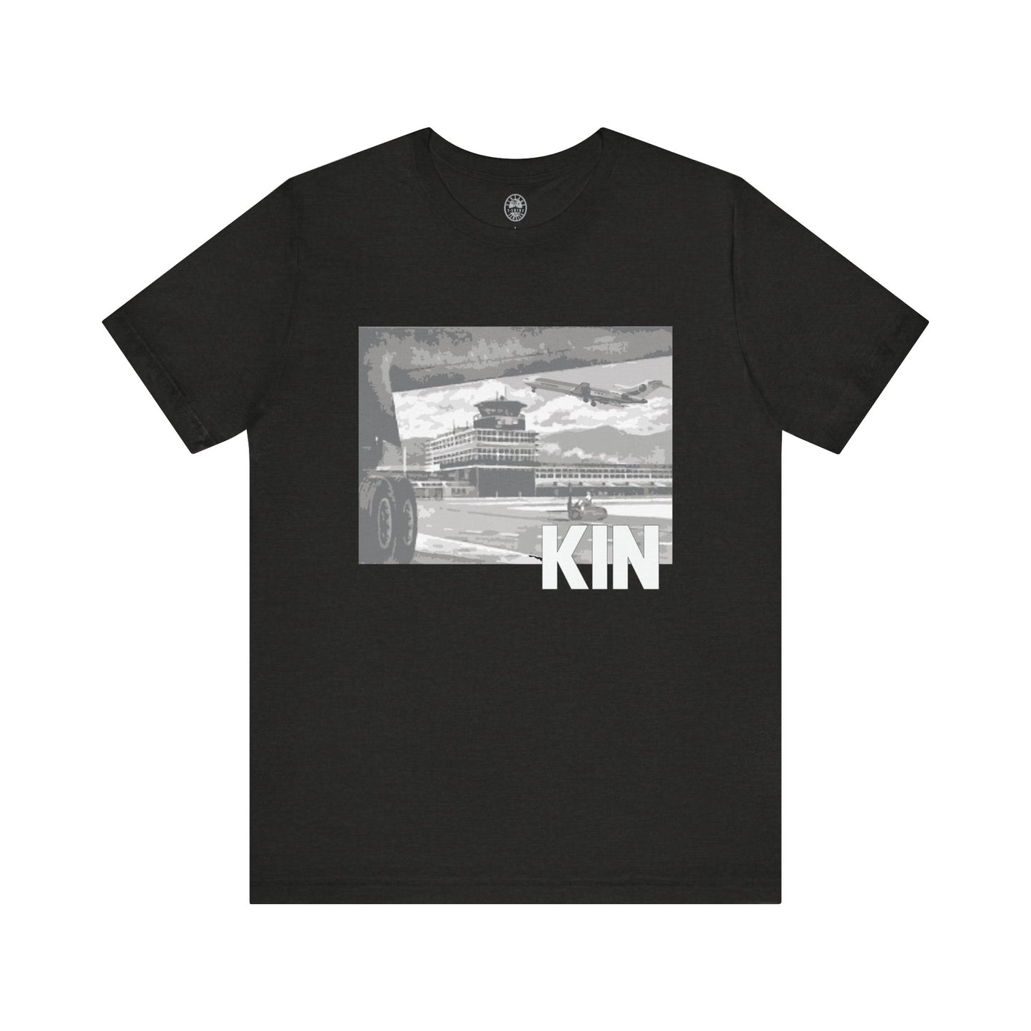 Vintage Jamaica T-Shirts _ KIN Vintage Palisadoes Norman Manley Airport Jamaica Graphic vintage and retro Jamaica t shirt online for men and women. Jamaican graphic t shirt gift or souvenir.