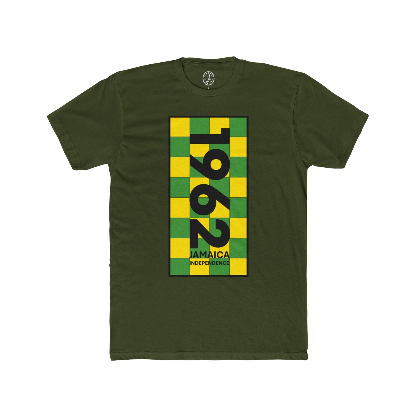 1962 Jamaica Independence Tee — Jamaican Flag Colors Graphic T-Shirt