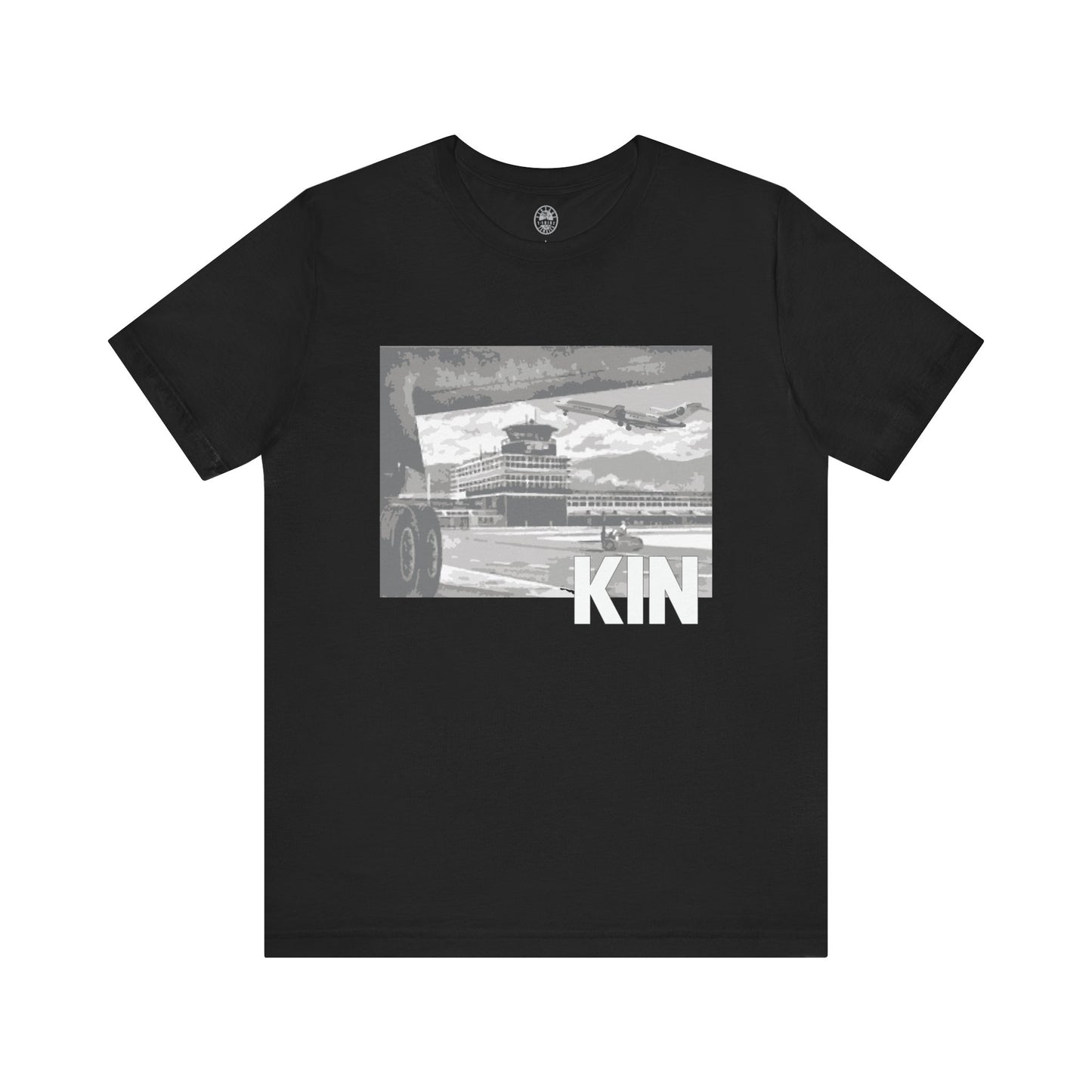 Vintage Jamaica T-Shirts _ KIN Vintage Palisadoes Norman Manley Airport Jamaica Graphic vintage and retro Jamaica t shirt online for men and women. Jamaican graphic t shirt gift or souvenir.