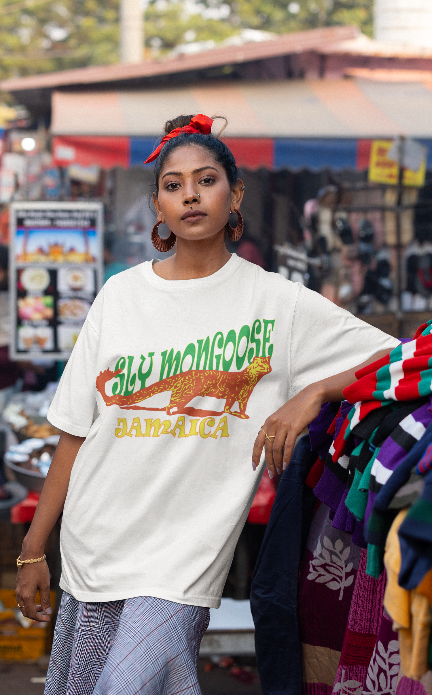 Vintage Jamaica T-Shirts _ Sly Mongoose song Tangerine Jamaica Graphic Folklore vintage and retro Jamaica t shirt online for men and women. Jamaican graphic t shirt gift or souvenir.