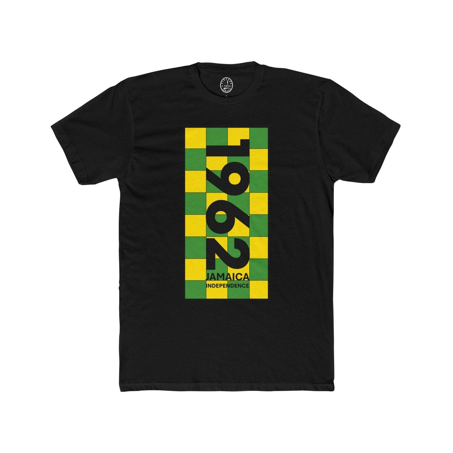 1962 Jamaica Independence Tee — Jamaican Flag Colors Graphic T-Shirt