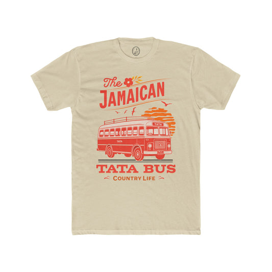 Jamaican Tata Bus T‑Shirt — Retro Country Life Vintage Bus Tee