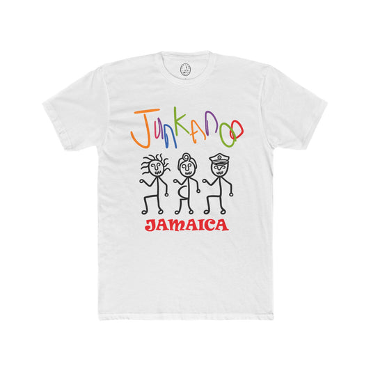 Junkanoo Jamaica T‑Shirt — Colorful Carnival Stick Figure Tee