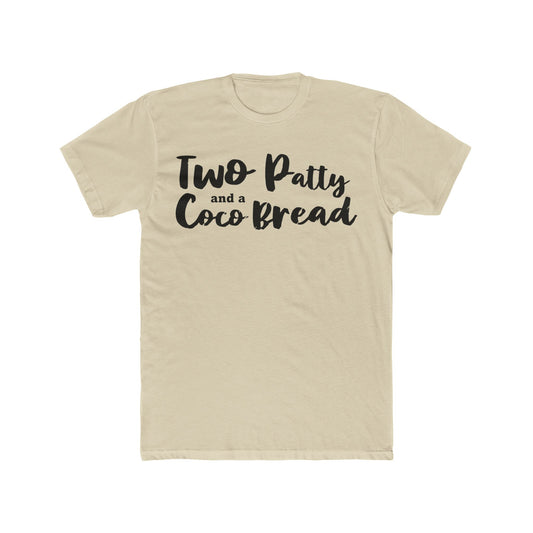 Two Patty and a Coco Bread T-Shirt — Funny Caribbean Food Tee