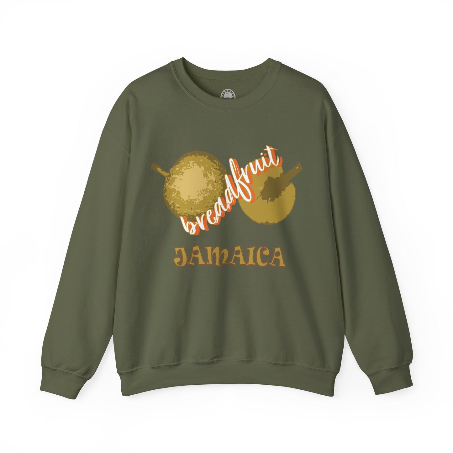 Vintage Jamaica T-Shirts _ Breadfruit Jamaica Roast Graphic vintage and retro Jamaica Sweatshirt online for men and women. Jamaican graphic Sweatshirt gift or souvenir.