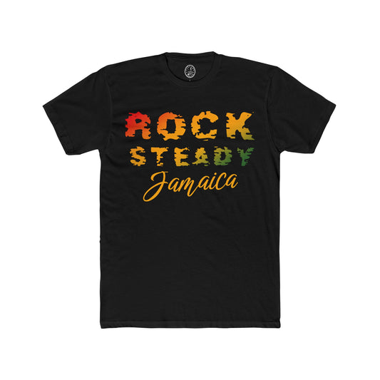 Rock Steady Jamaica T-Shirt — Reggae Rasta Vibes Cotton Tee