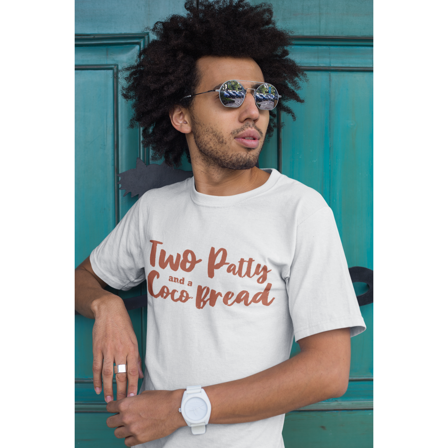 Vintage Jamaica T-Shirts _ Two Patty and a Coco Bread Spice Jamaica Graphic vintage and retro Jamaica t shirt online for men and women. Jamaican graphic t shirt gift or souvenir.