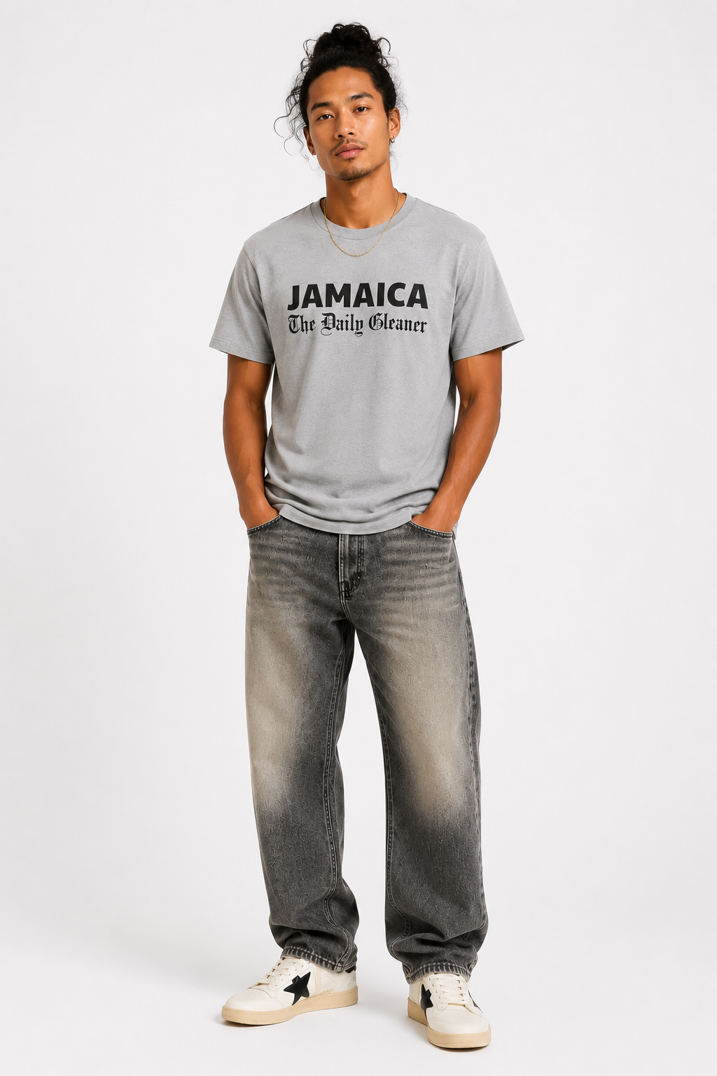 Jamaica "The Daily Cleaner" Tee Grey
