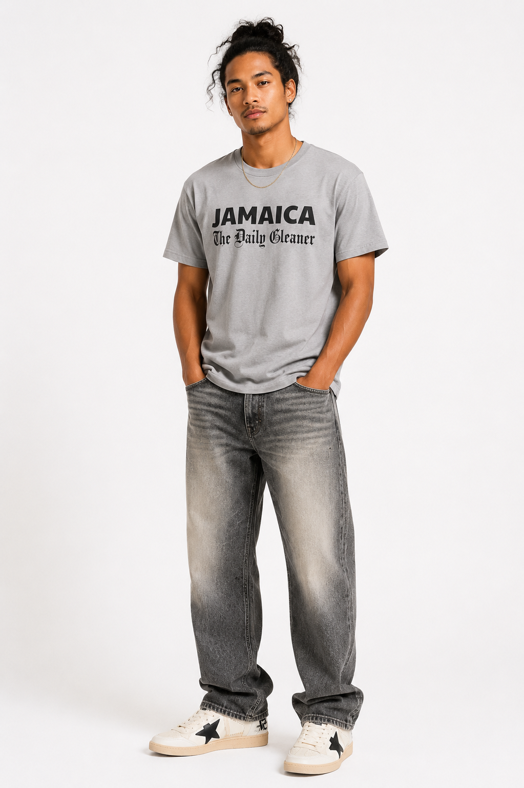Jamaica "The Daily Cleaner" Tee Grey