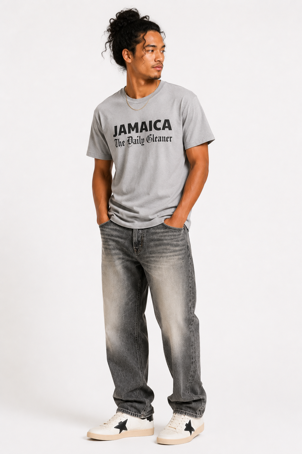 Jamaica "The Daily Cleaner" Tee Grey